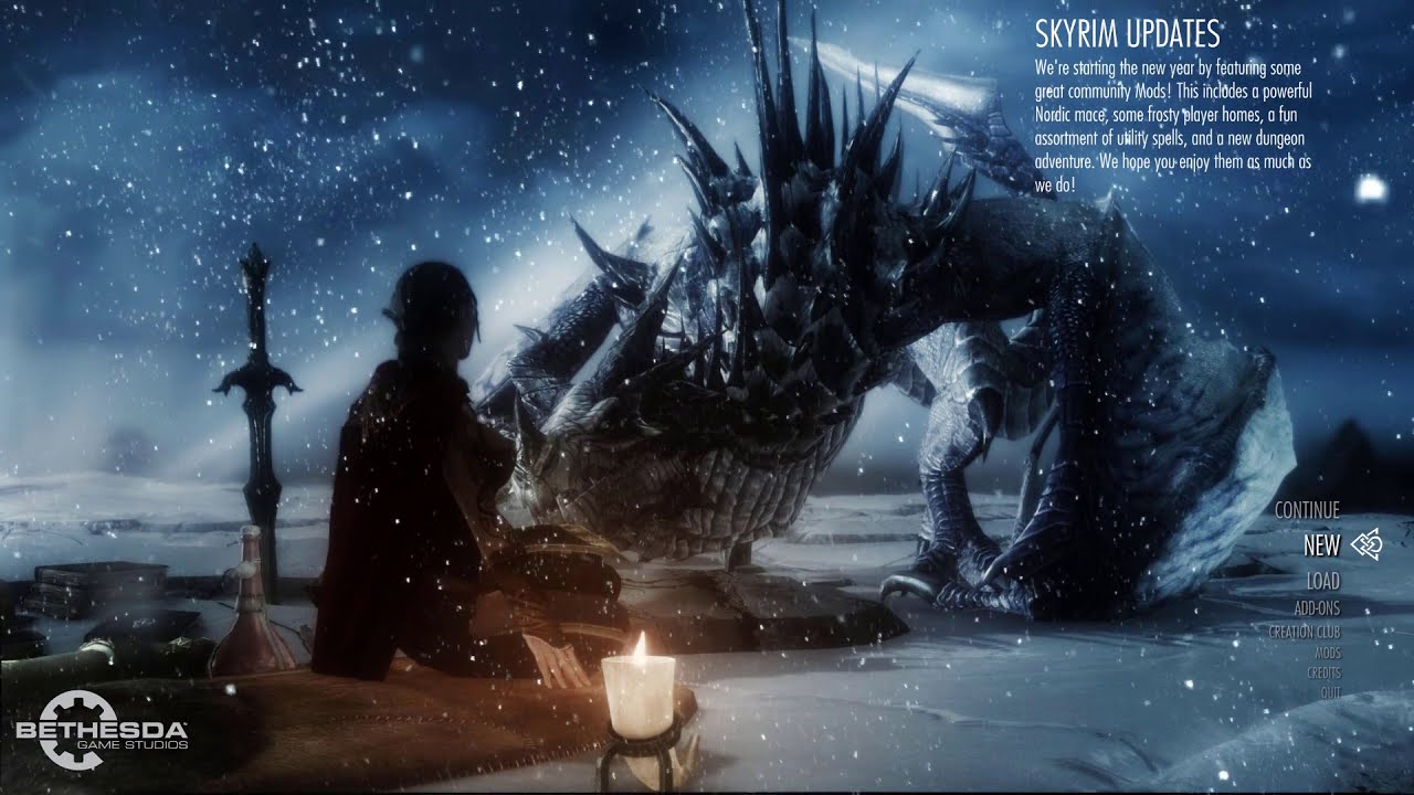 Detail Skyrim Main Menu Mod Nomer 3