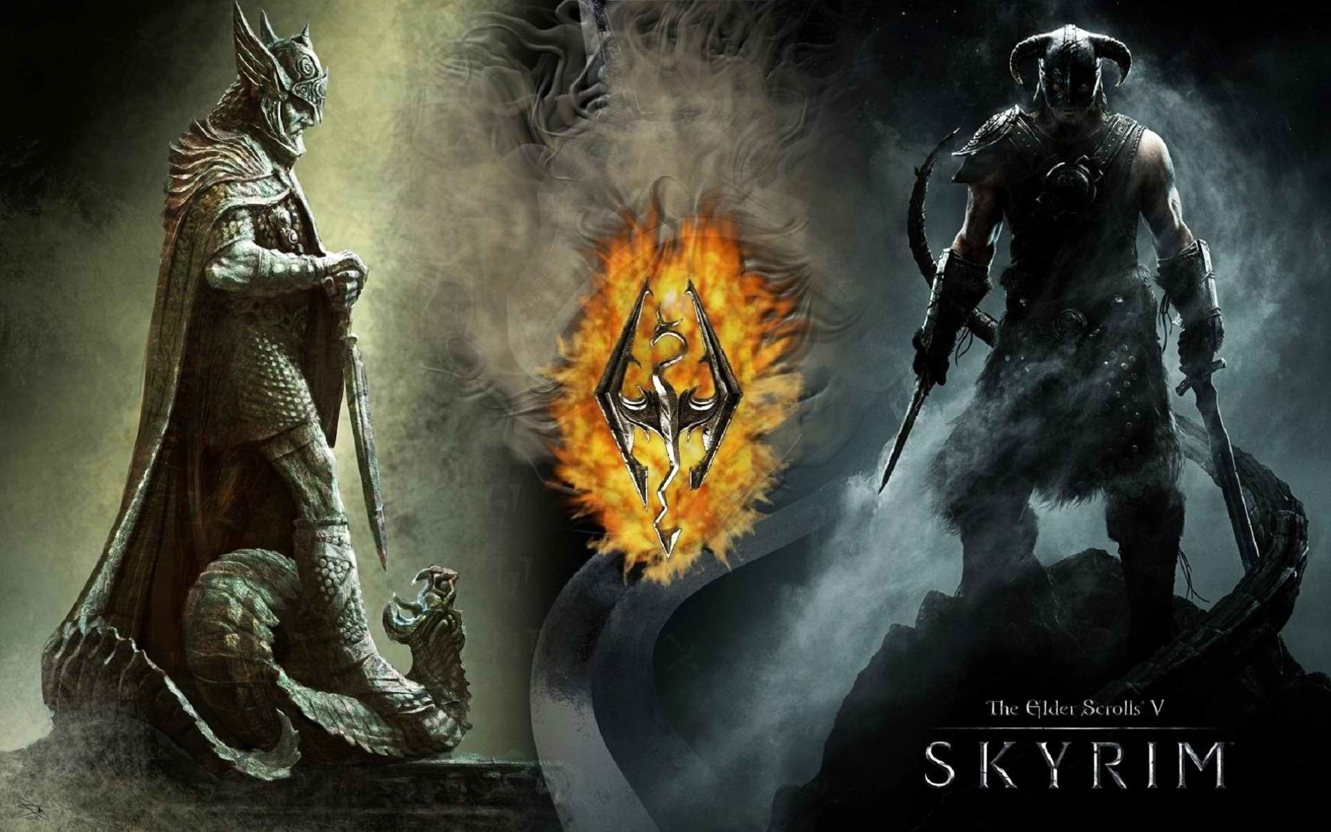 Detail Skyrim Wallpaper 1366x768 Nomer 48