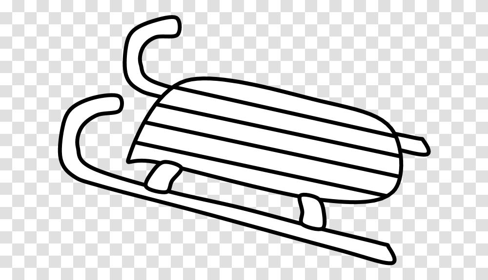 Detail Sled Clipart Black And White Nomer 8