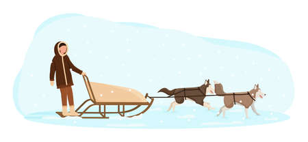 Detail Sled Dog Clipart Nomer 11