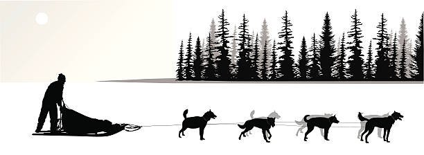 Detail Sled Dog Clipart Nomer 14