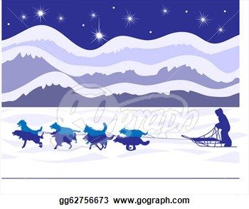 Detail Sled Dog Clipart Nomer 45