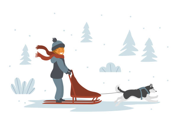 Detail Sled Dog Clipart Nomer 7