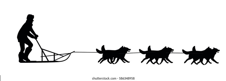 Detail Sled Dog Clipart Nomer 9