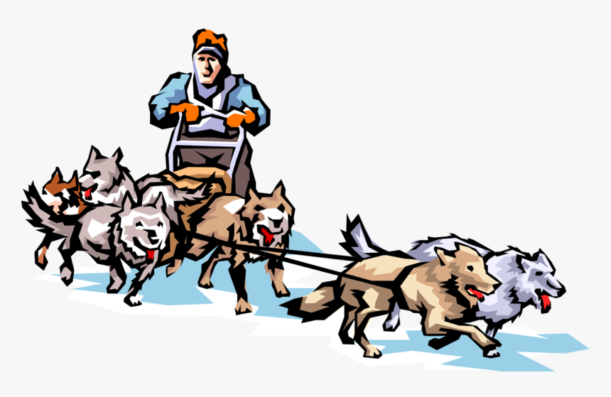 Detail Sled Dog Clipart Nomer 10