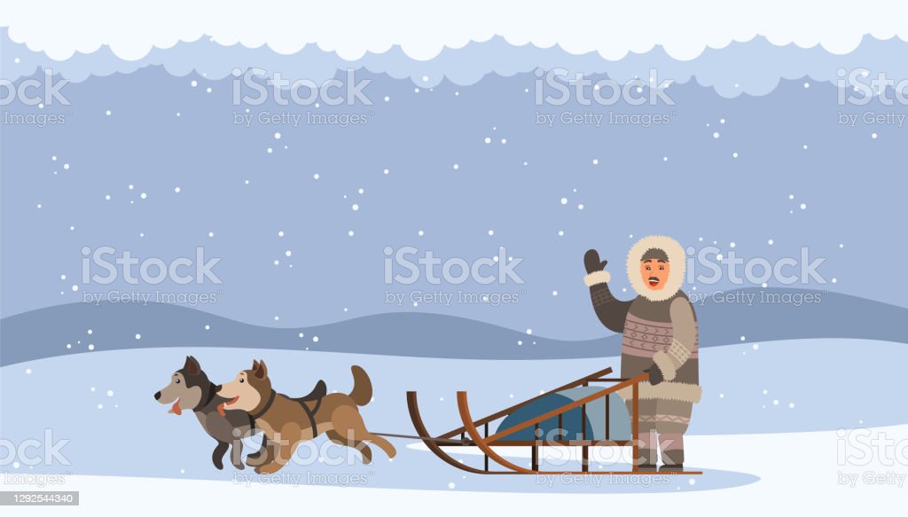 Detail Sled Dogs Clipart Nomer 41