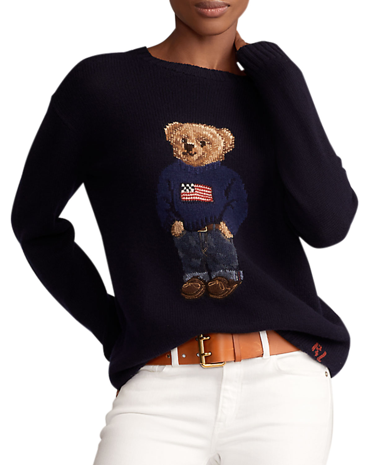 Detail Sled Polo Bear Sweater Nomer 2