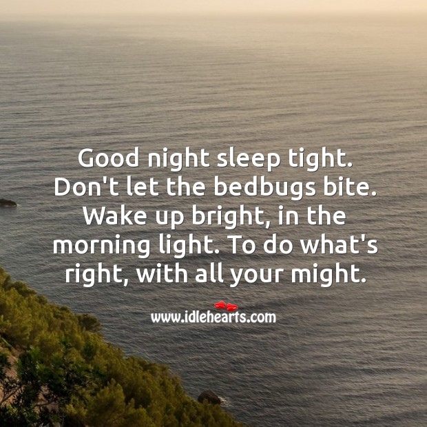 Detail Sleep Tight Quotes Or Sayings Nomer 15