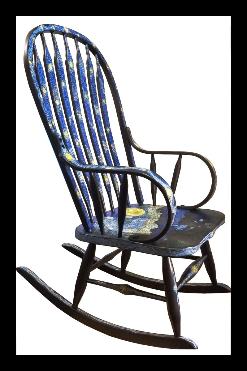Detail Sleigh Rocking Chair Nomer 31