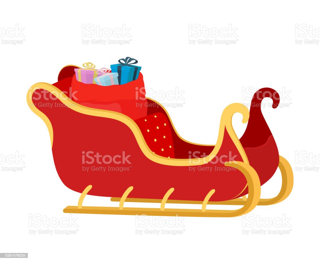 Detail Sleigh Vector Nomer 33