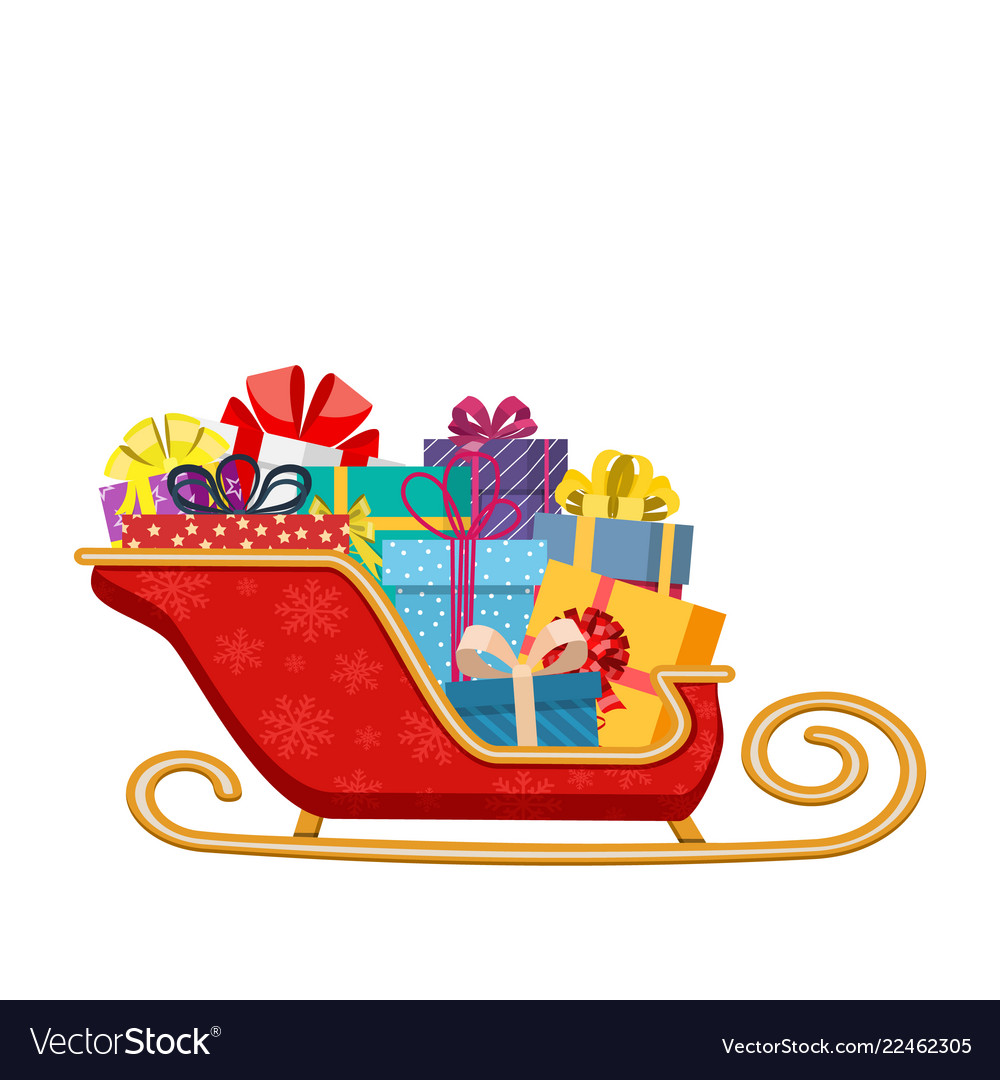 Detail Sleigh Vector Nomer 49