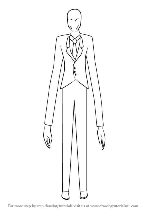 Detail Slender Man Clipart Nomer 17