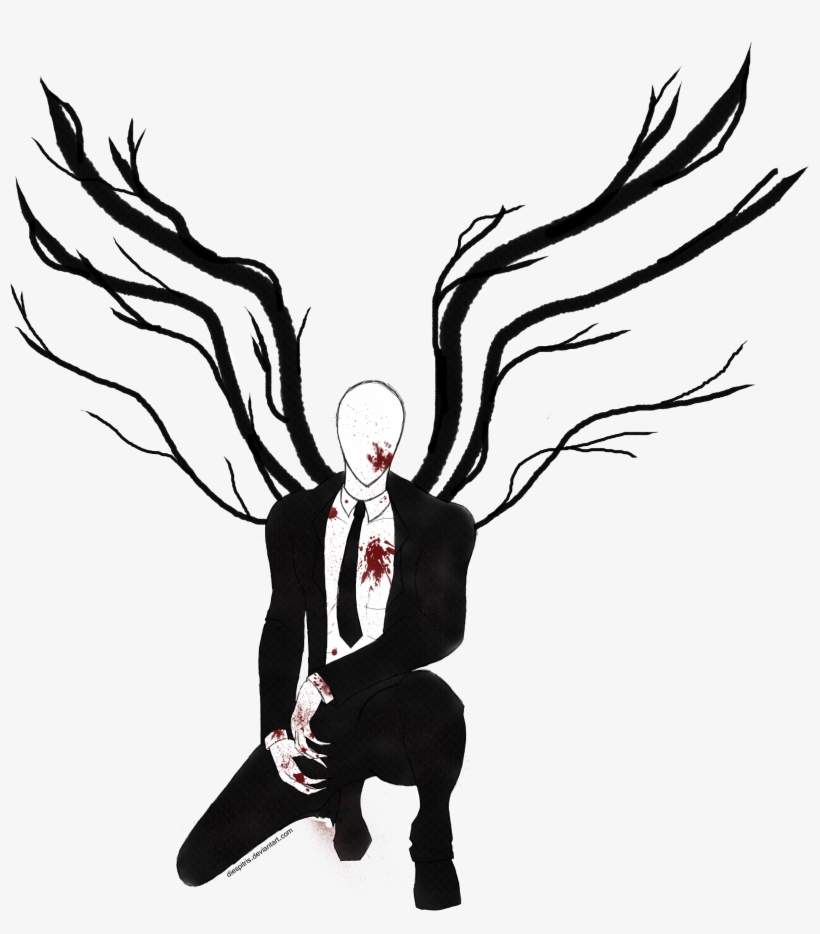 Detail Slender Man No Background Nomer 17