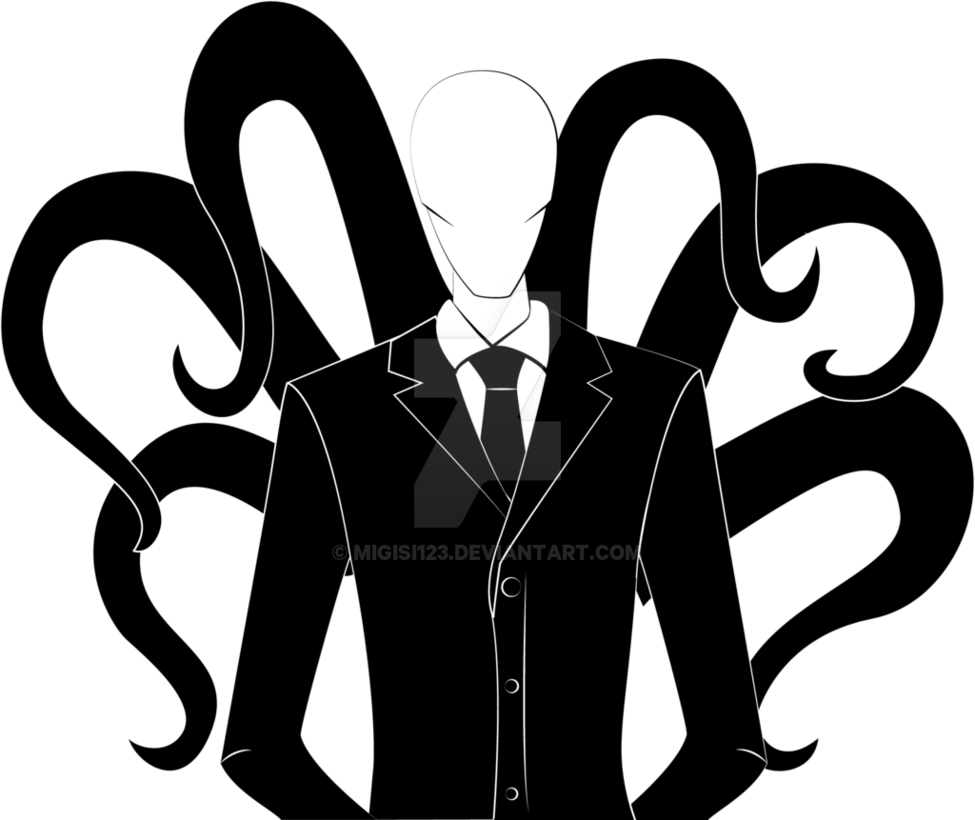 Detail Slender Man Transparent Background Nomer 31