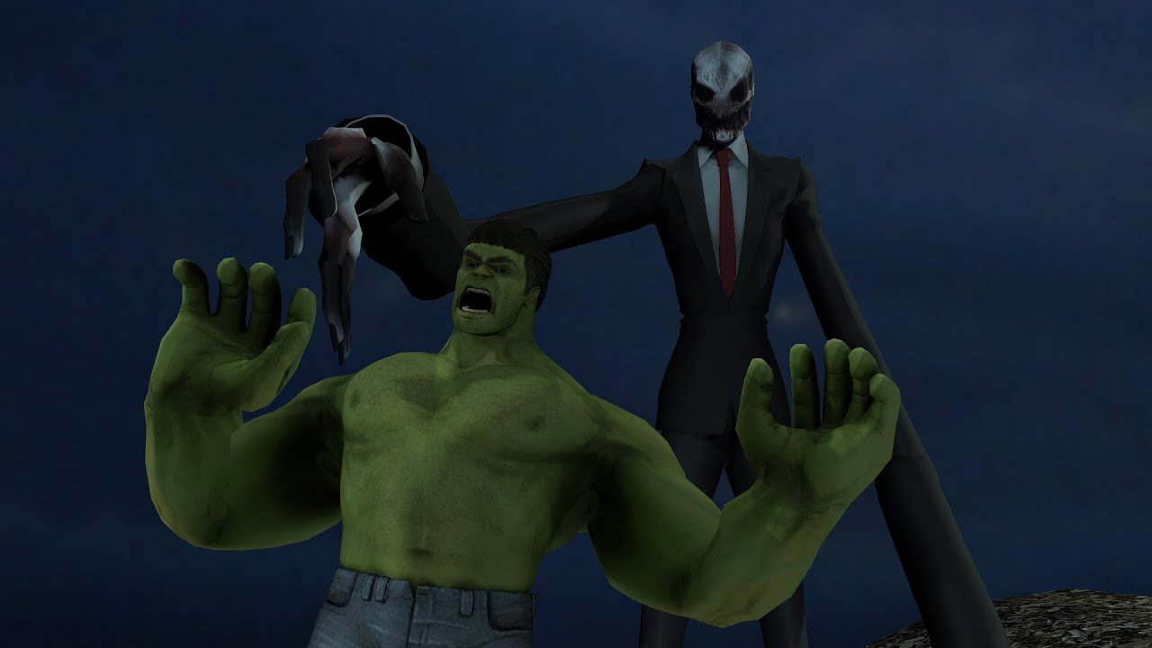 Detail Slender Man Vs Hulk Nomer 13