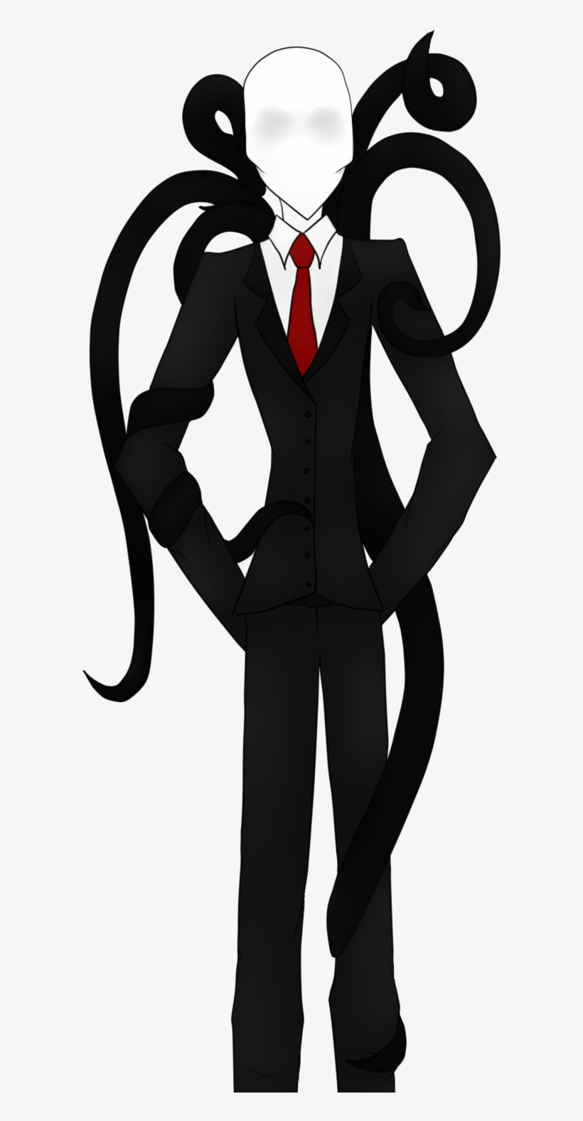 Detail Slenderman Transparent Background Nomer 43