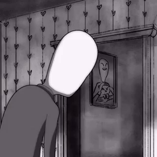 Detail Slendermans Face Nomer 23