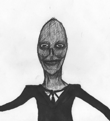 Detail Slendermans Face Nomer 36
