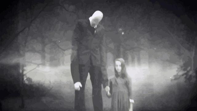 Detail Slendermans Face Nomer 5