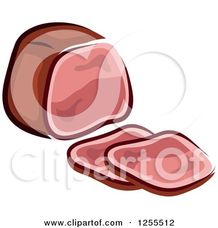 Detail Sliced Ham Clipart Nomer 22