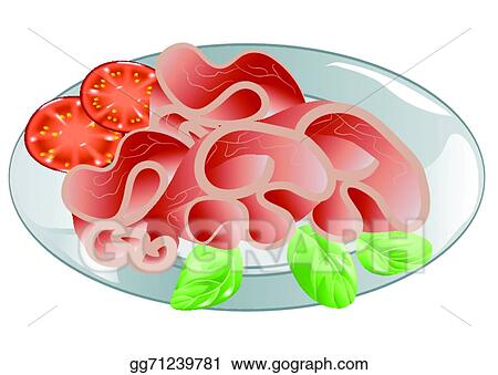 Detail Sliced Ham Clipart Nomer 29