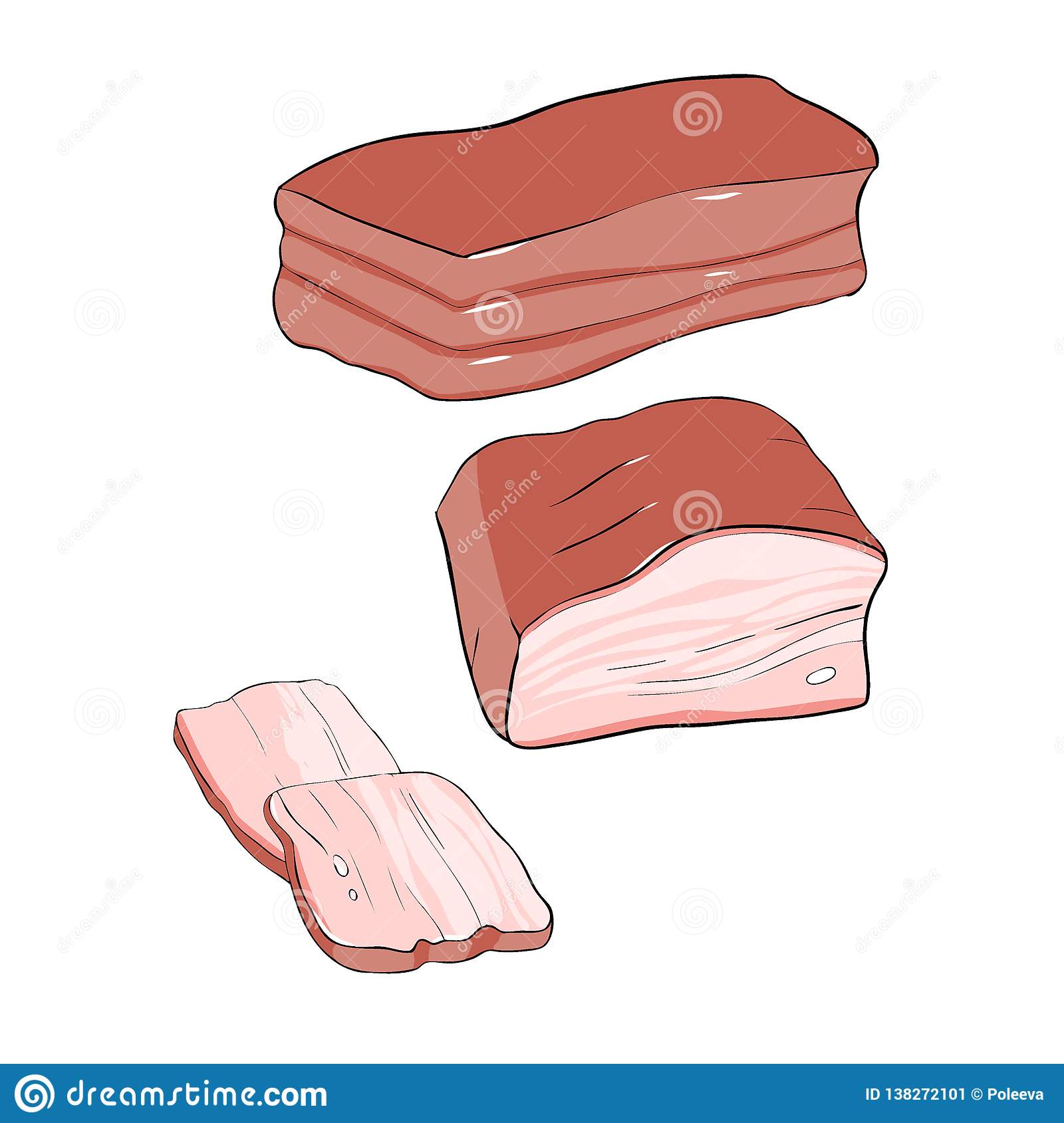 Detail Sliced Ham Clipart Nomer 30