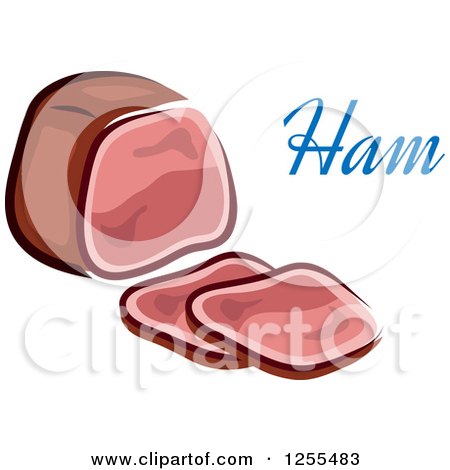 Detail Sliced Ham Clipart Nomer 40