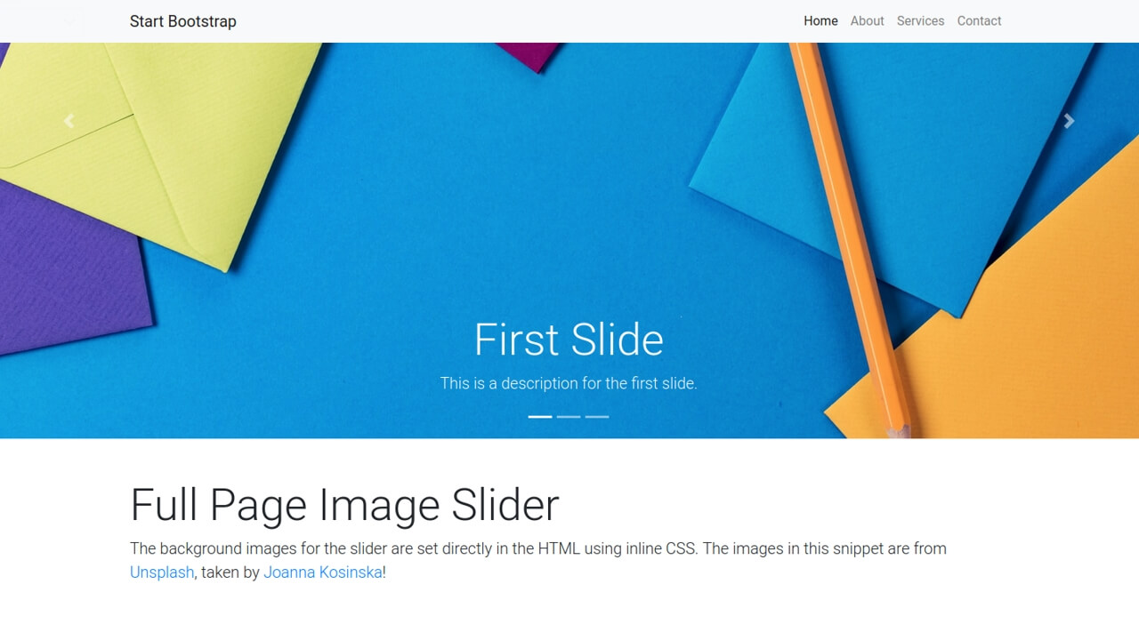 Detail Slide Gambar Header Html Nomer 2