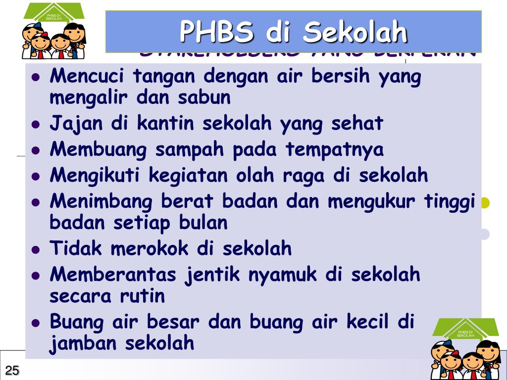 Detail Slide Phbs Di Sekolah Ppt Nomer 6