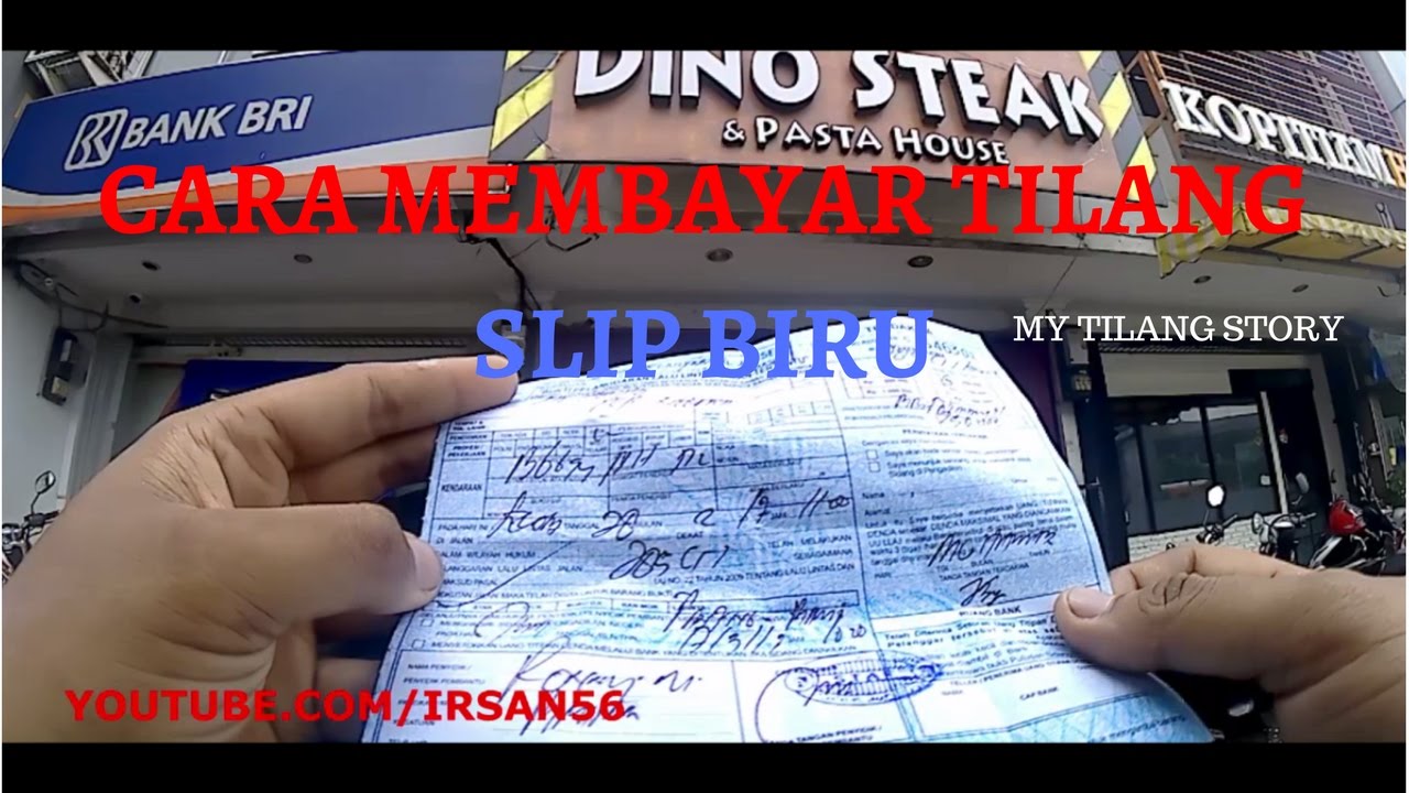 Detail Slip Biru Surat Tilang Nomer 48