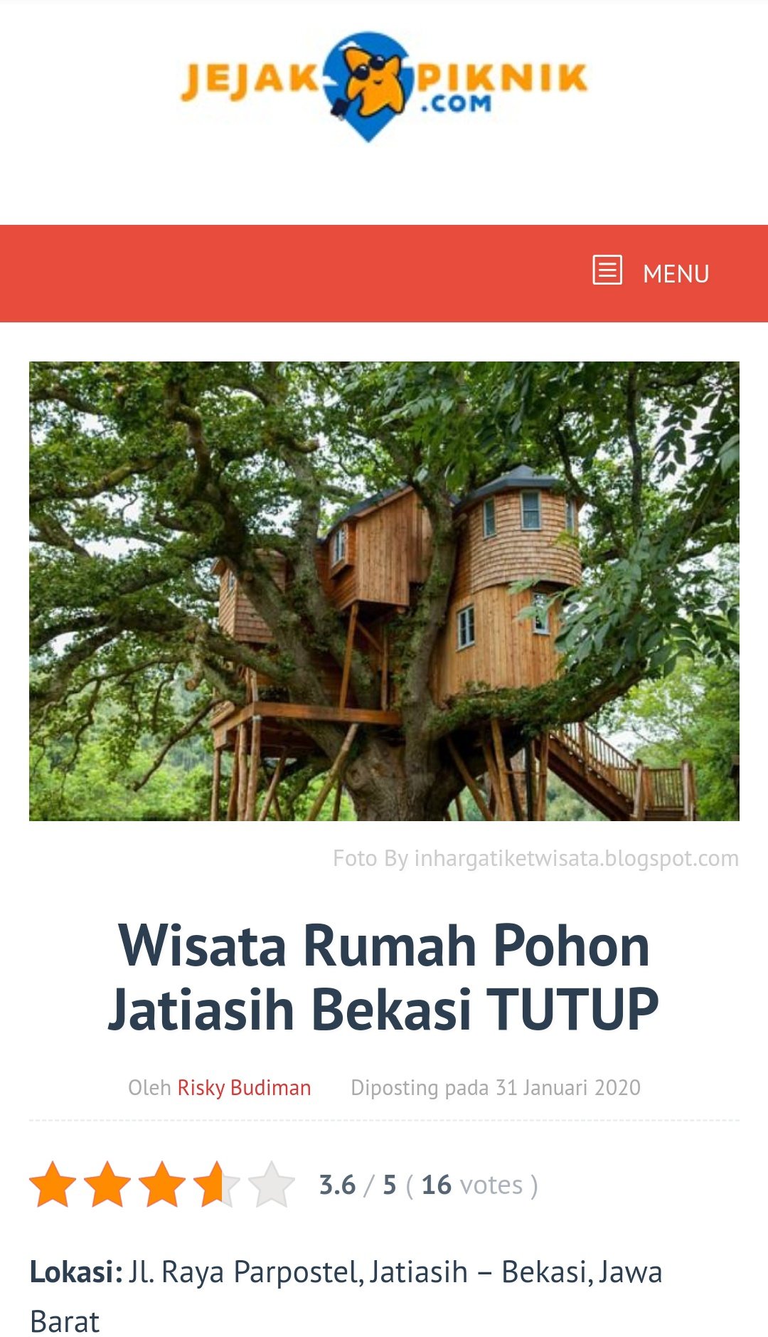 Detail Wisata Rumah Pohon Bekasi Koleksi Nomer 30