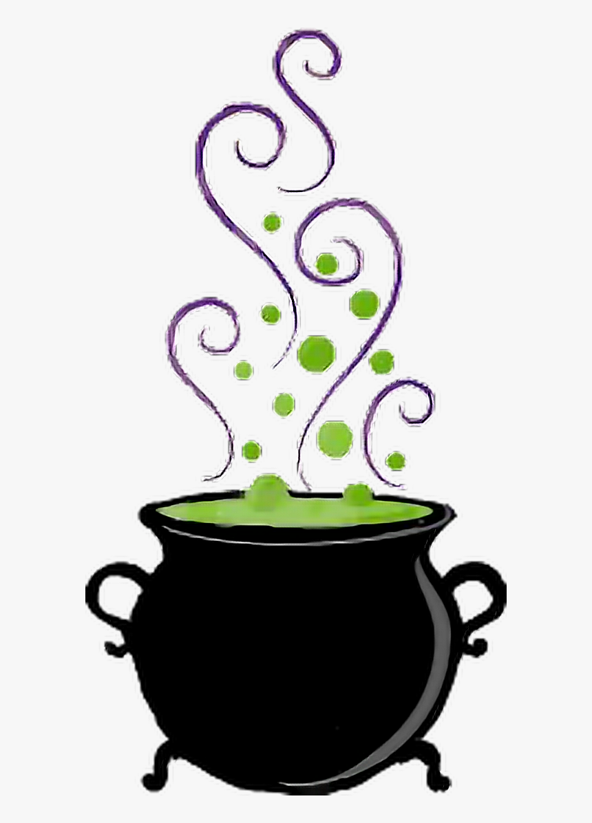 Detail Witch And Cauldron Clipart Nomer 49
