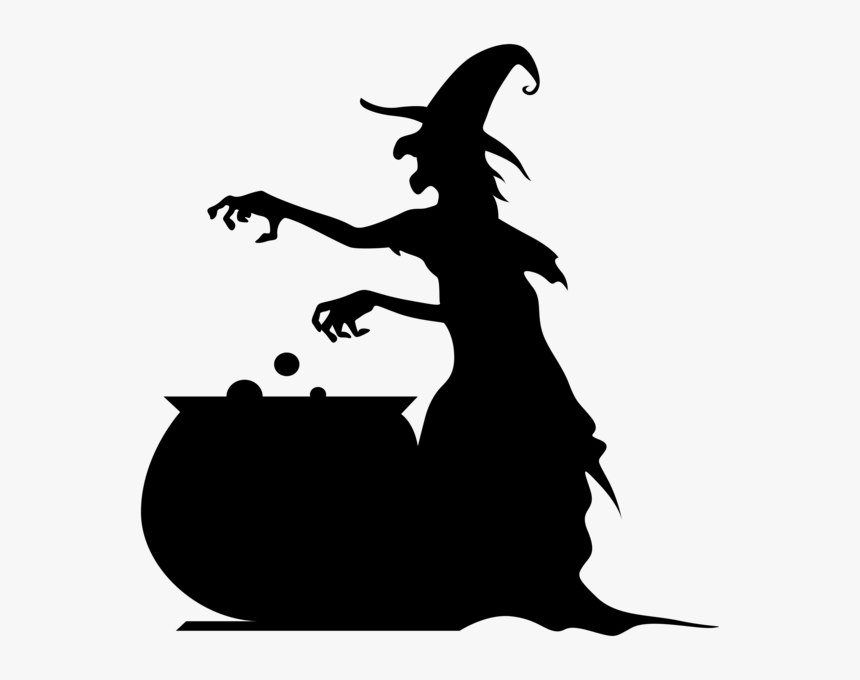 Detail Witch And Cauldron Silhouette Nomer 13