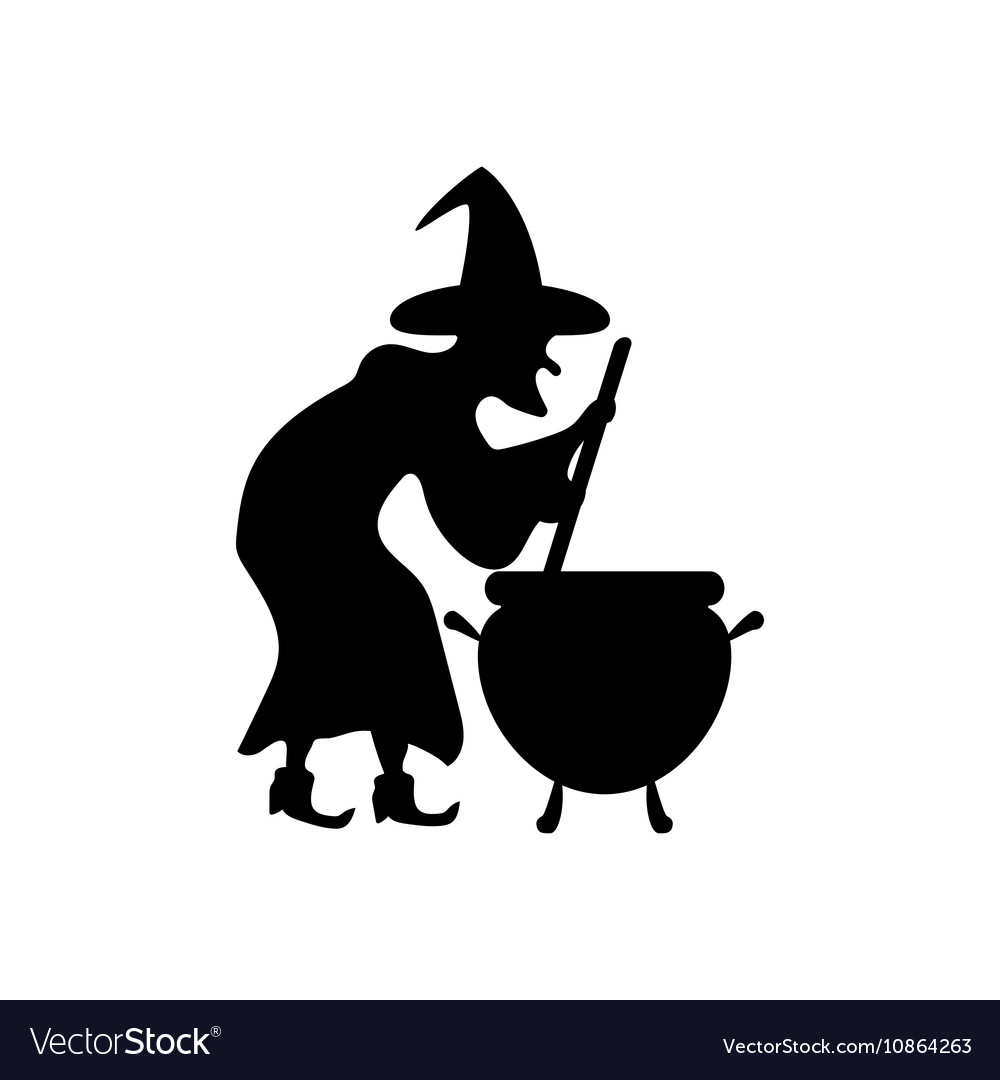 Detail Witch And Cauldron Silhouette Nomer 24