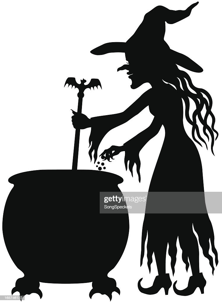 Detail Witch And Cauldron Silhouette Nomer 46