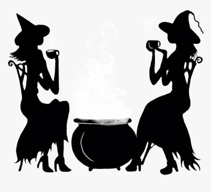 Detail Witch And Cauldron Silhouette Nomer 6