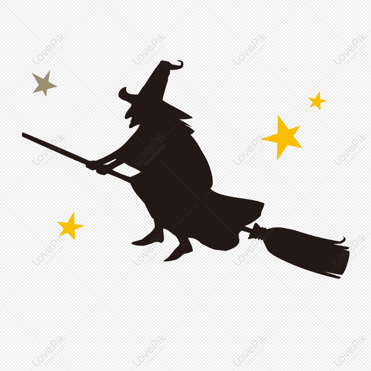 Detail Witch On Broom Png Nomer 31