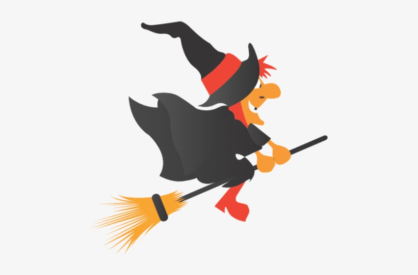 Detail Witch On Broom Png Nomer 7