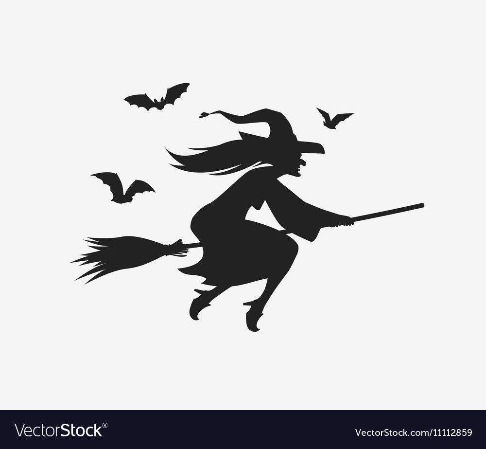 Detail Witch On Broom Silhouette Nomer 4
