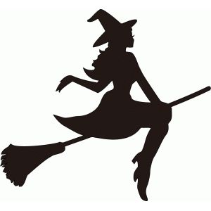 Detail Witch On Broom Silhouette Nomer 35