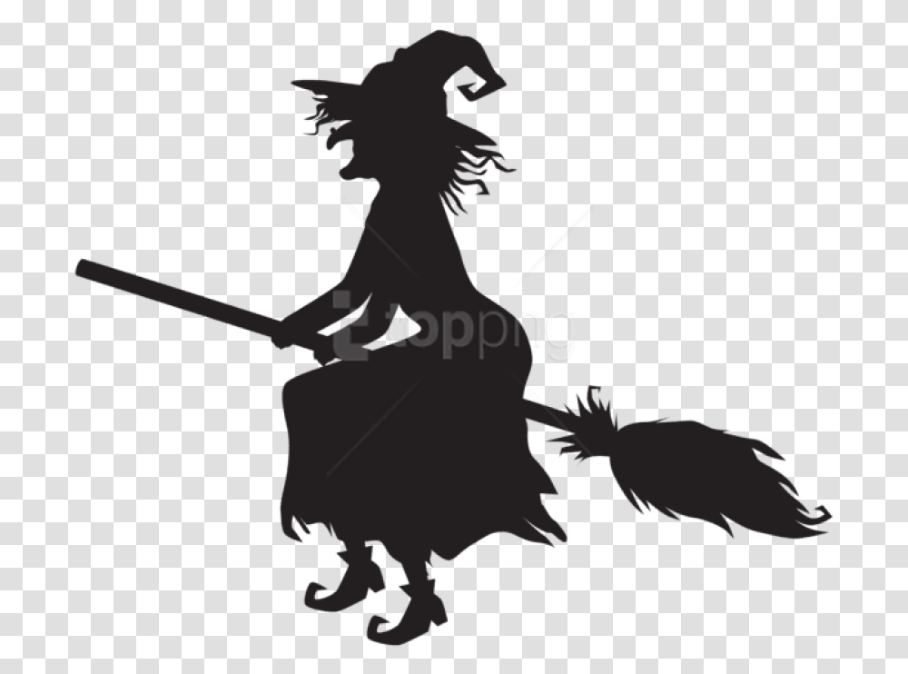 Detail Witch On Broom Silhouette Nomer 49