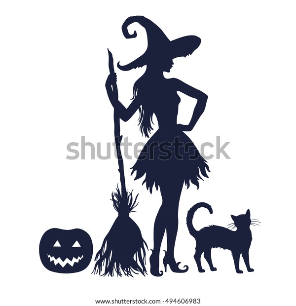 Detail Witch On Broom Silhouette Nomer 50