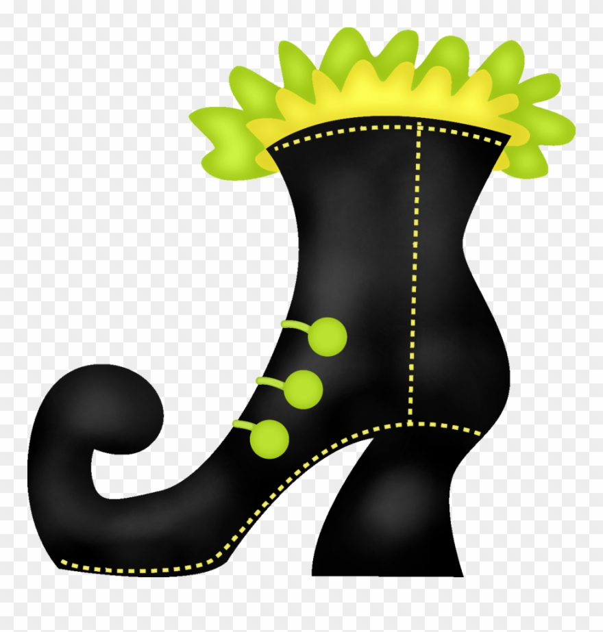 Detail Witch Shoes Clipart Nomer 12