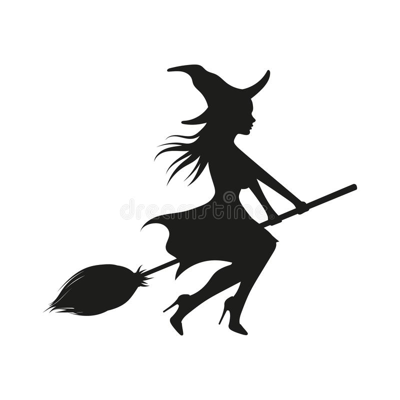 Detail Witch Silhouette Clip Art Nomer 2