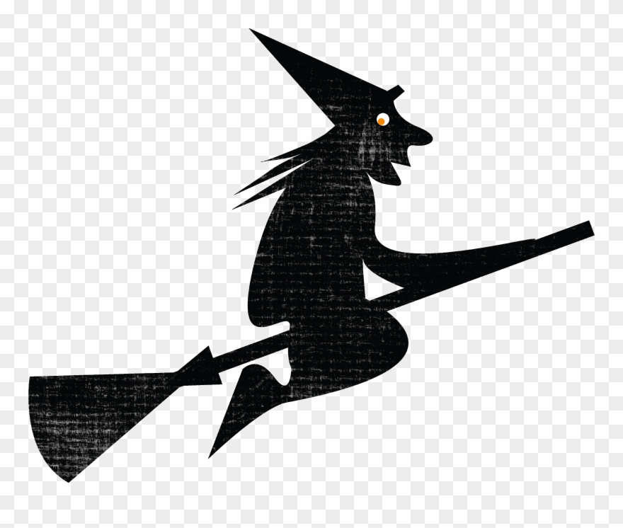 Detail Witch Silhouette Clip Art Nomer 26