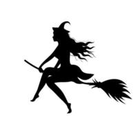 Detail Witch Silhouette Clip Art Nomer 37