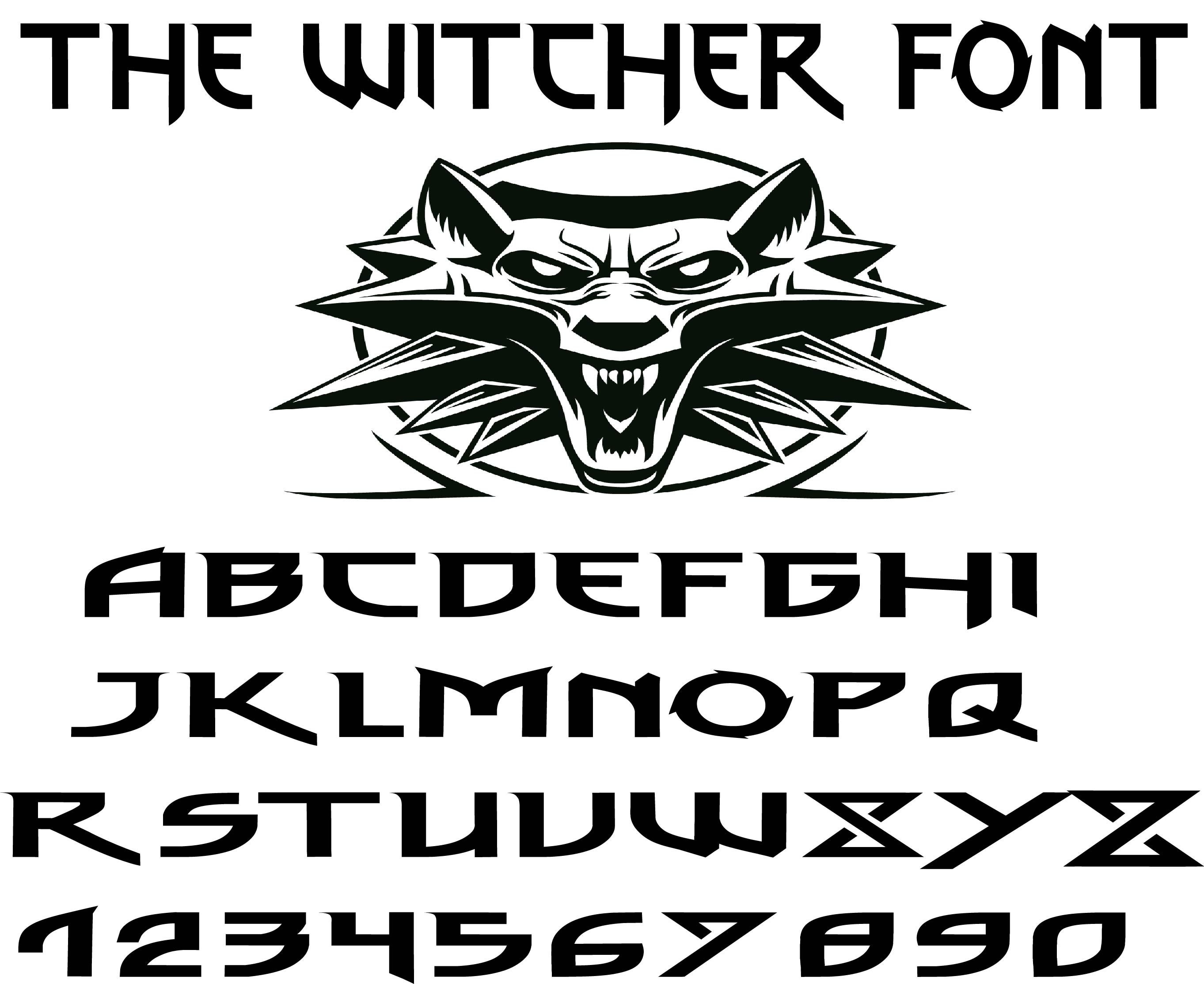 Detail Witcher 3 Alphabet Nomer 19