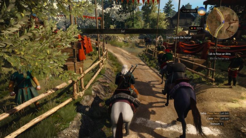 Detail Witcher 3 Broken Flowers Which Horse Nomer 4