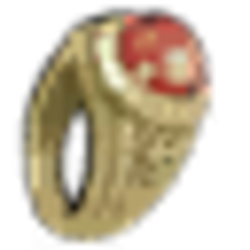 Detail Witcher 3 Gold Ruby Ring Nomer 2