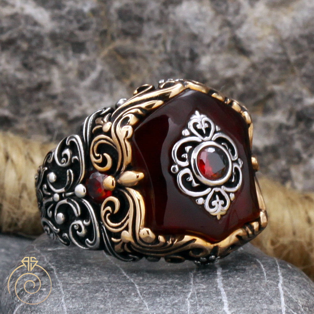 Detail Witcher 3 Gold Ruby Ring Nomer 19